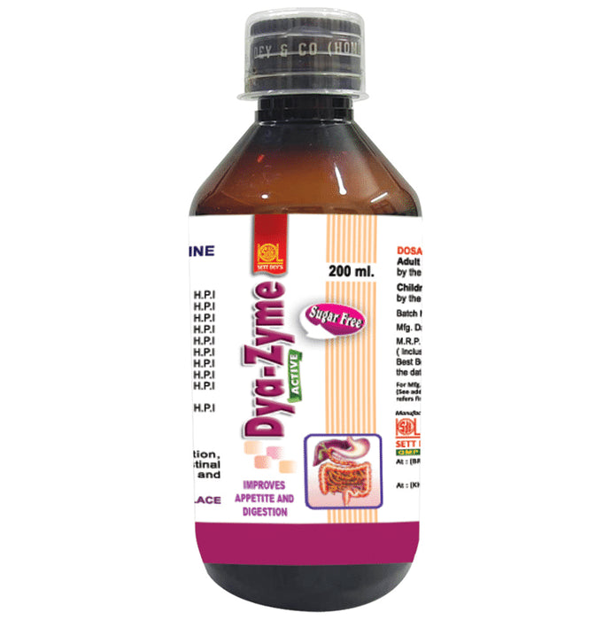 Sett Dey Dyazyme Sugar Free Syrup - Classic Derma