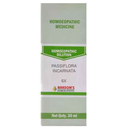 Bakson's Homeopathy Passiflora Incarnata Dilution 6X - Classic Derma