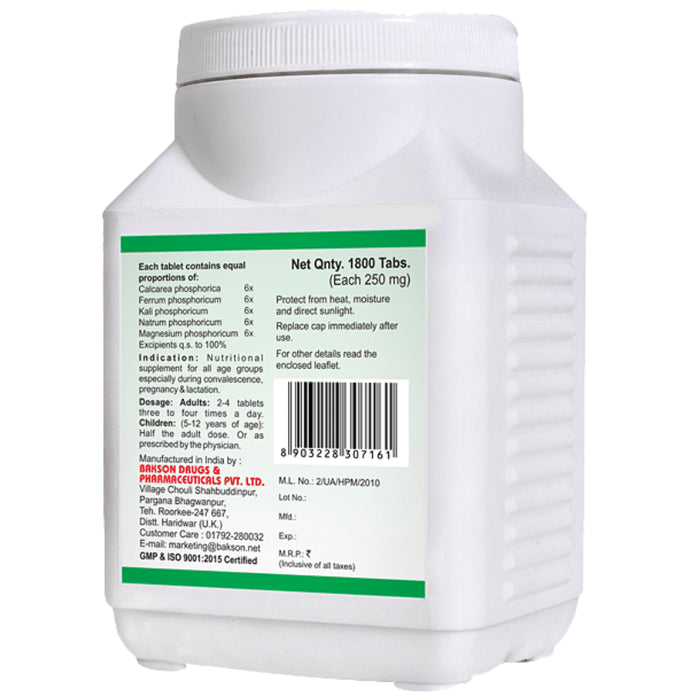 Bakson's Homeopathy Pentaphos Tablet 6X