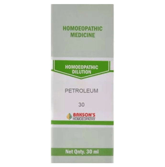 Bakson's Homeopathy Petroleum Dilution 30 - Classic Derma