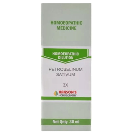 Bakson's Homeopathy Petroselinum Sativum Dilution 3X - Classic Derma
