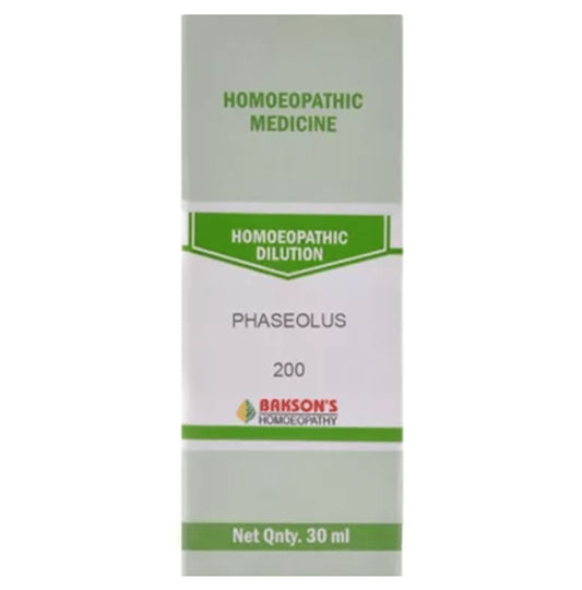 Bakson's Homeopathy Phaseolus Dilution 200 - Classic Derma