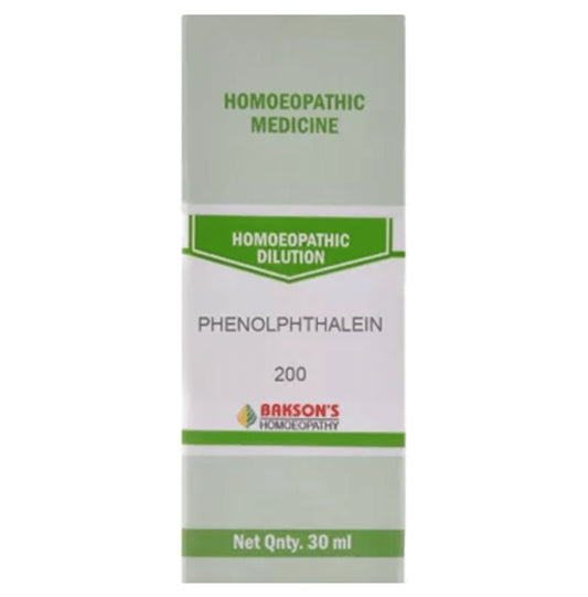 Bakson's Homeopathy Phenolphthalein Dilution 200 - Classic Derma