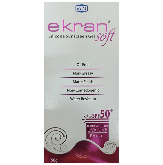 Ekran Silicone Sunscreen UVA/UVB Gel Soft SPF 50+ PA+++ | Oil Free, Matte Finish & Water Resistant - Classic Derma