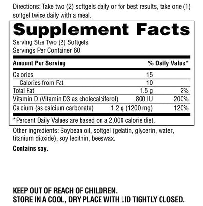 Schiff Super Calcium 1200mg Softgel