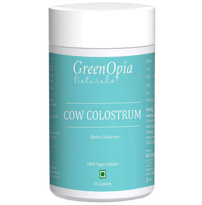GreenOpia Naturals Cow Colostrum Vegan Capsule - Classic Derma