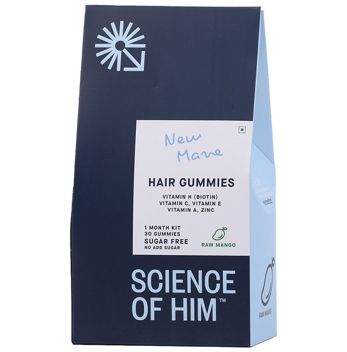 Science Of Him New Mave Hair Gummy Raw Mango - Classic Derma