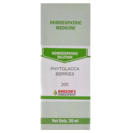 Bakson's Homeopathy Phytolacca Berries Dilution 200 - Classic Derma