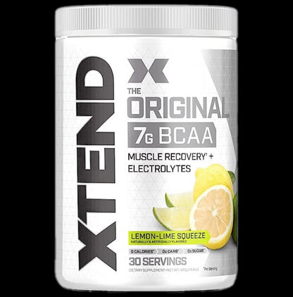 Scivation Xtend The Original 7G BCCA Pre-Workout Powder Powder Lemon Lime Squeeze - Classic Derma