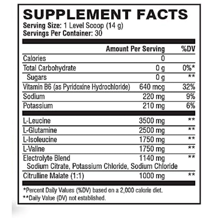 Scivation Xtend The Original 7G BCCA Pre-Workout Powder Powder Lemon Lime Squeeze