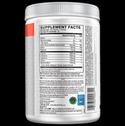 Scivation Xtend The Original 7G BCCA Pre-Workout Powder Powder Strawberry Kiwi