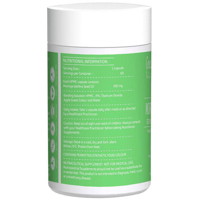 GreenOpia Naturals Moringa Seed Oil Capsule