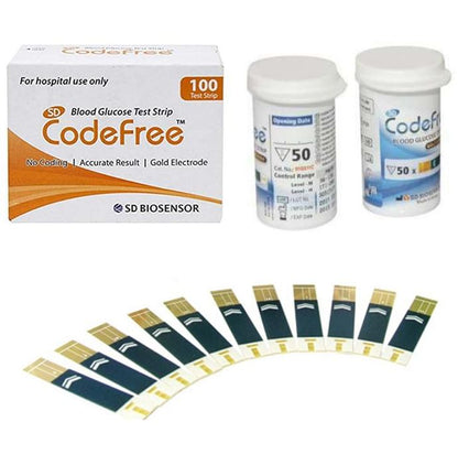 SD Biosensor Standard Codefree Blood Glucose Monitoring Test Strip (Only Strip)