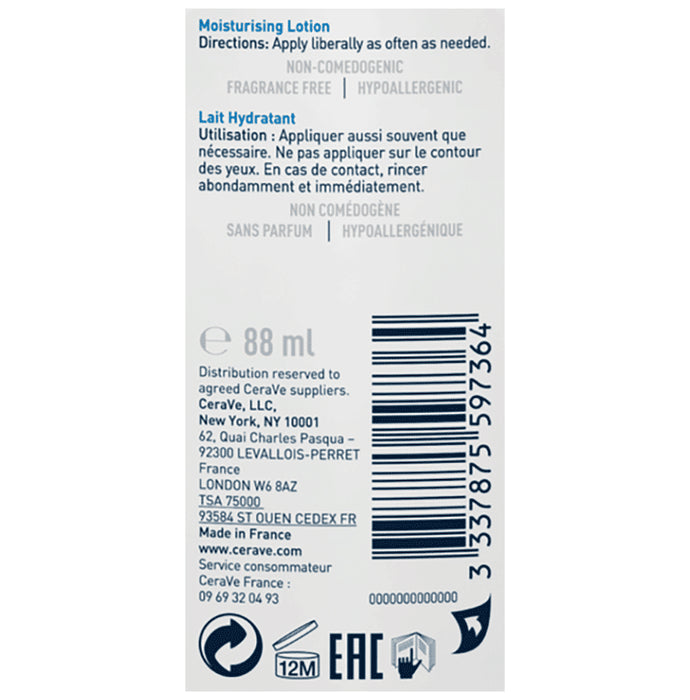 CeraVe Moisturising Lotion for Dry to Very Dry Skin