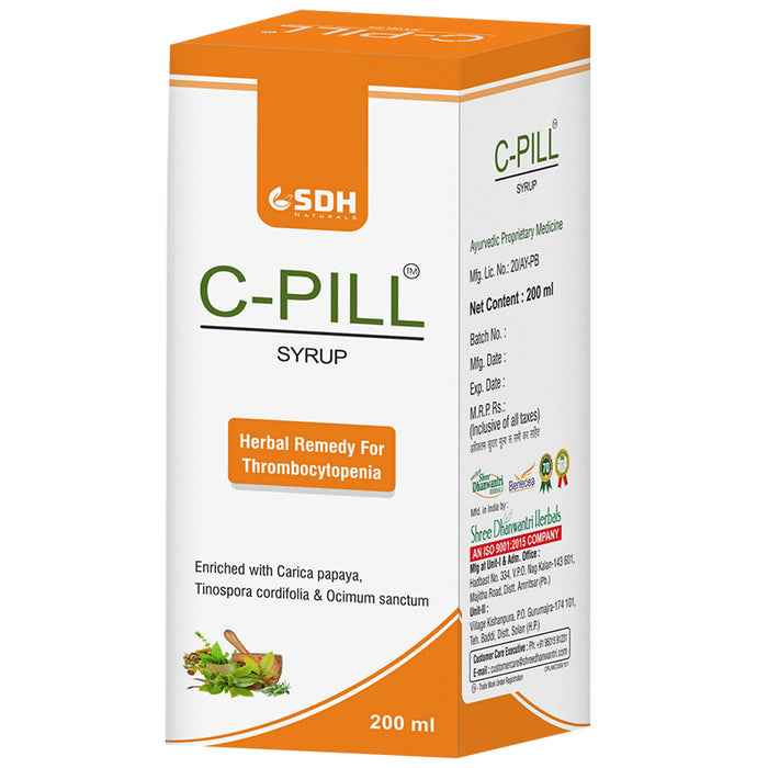 SDH Naturals C-Pill Syrup - Classic Derma