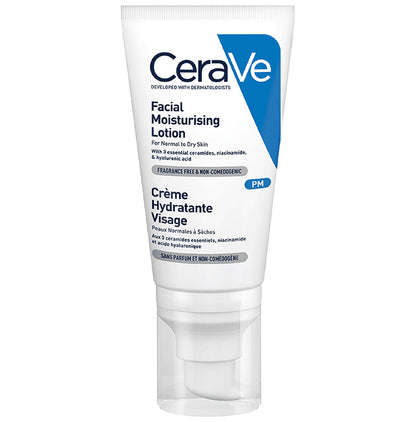 CeraVe PM Facial Moisturising Lotion - Classic Derma