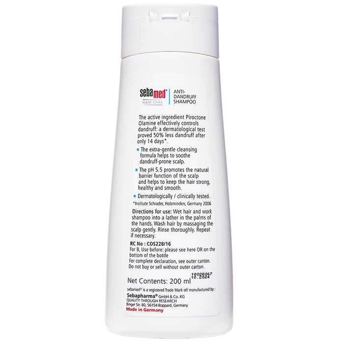 Sebamed Anti Dandruff | Hair Care Shampoo | For Oily Hair & Dandruff Prone Scalp
