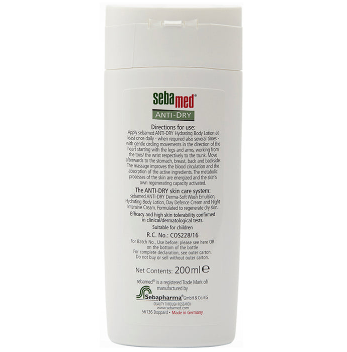 Sebamed Anti Dry Hydrating Body Lotion
