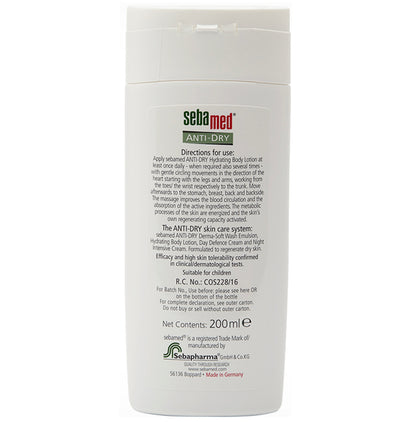 Sebamed Anti Dry Hydrating Body Lotion