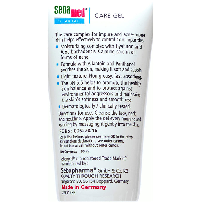 Sebamed Clear Face Care for Acne Prone Skin | pH 5.5 Gel