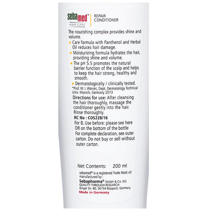 Sebamed Hair Repair Conditioner