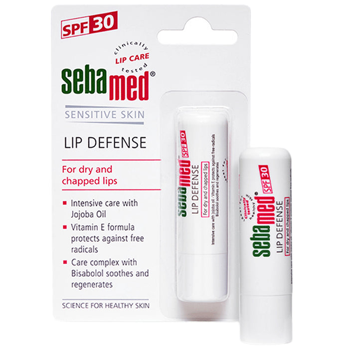 Sebamed Lip Defense with Jojoba Oil & Vitamin E | For Dry & Chapped Lips - Classic Derma