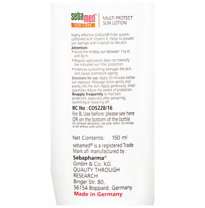 Sebamed Multi Protect Sun Lotion SPF 50+