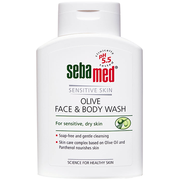 Sebamed Olive Face & Body Wash with Panthenol | For Sensitive & Dry Skin - Classic Derma