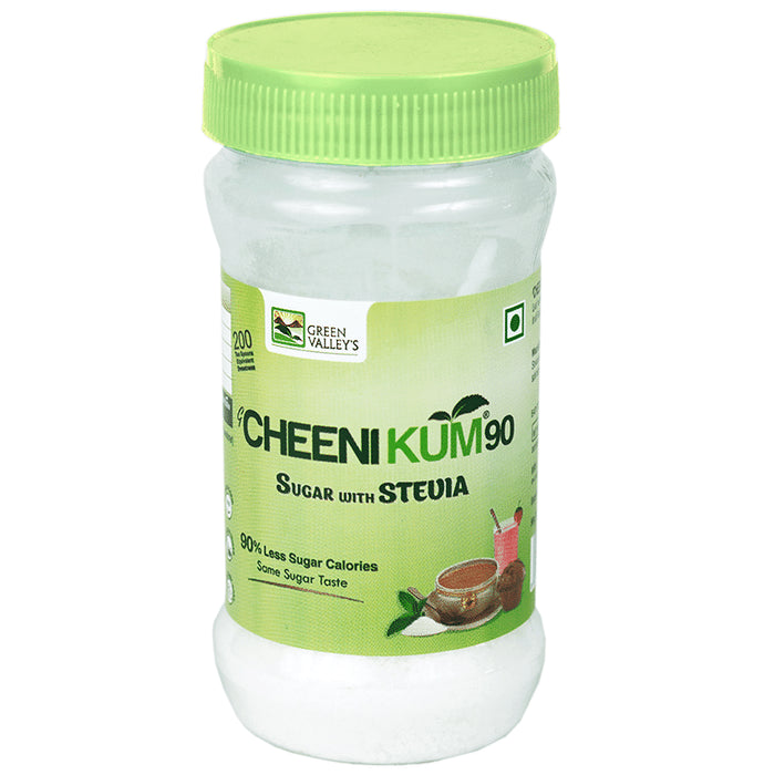 GreenValley's Cheeni Kum 90 Sugar with Stevia - Classic Derma