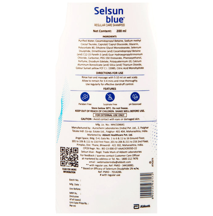 Selsun Blue Regular Care Shampoo