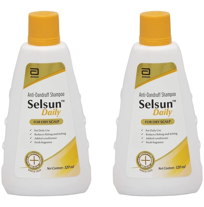 Selsun Combo Pack of Anti-Dandruff Shampoo & Suspension (120ml Each) - Classic Derma