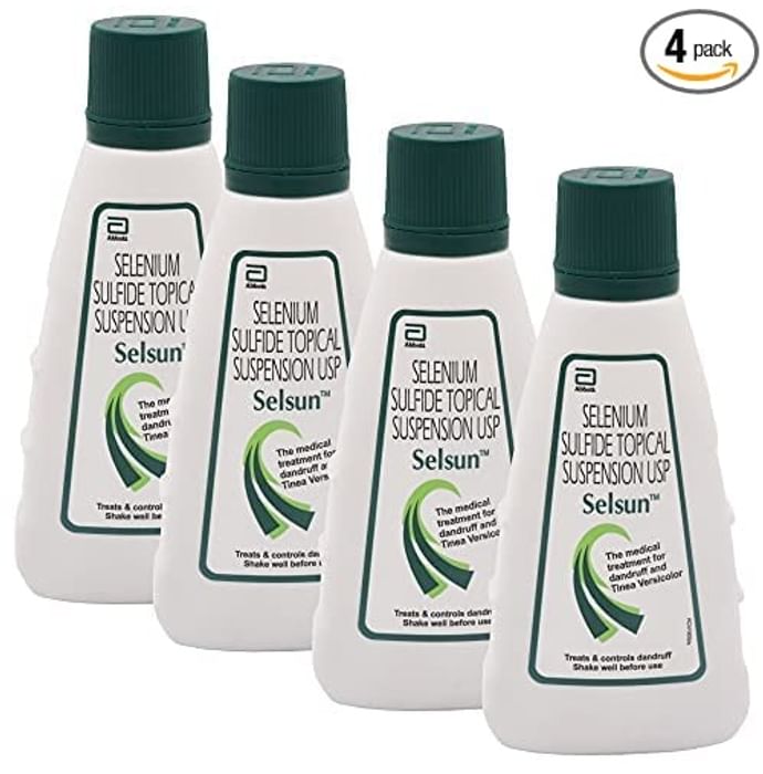 Selsun Suspension Anti Dandruff Shampoo (60ml Each) - Classic Derma