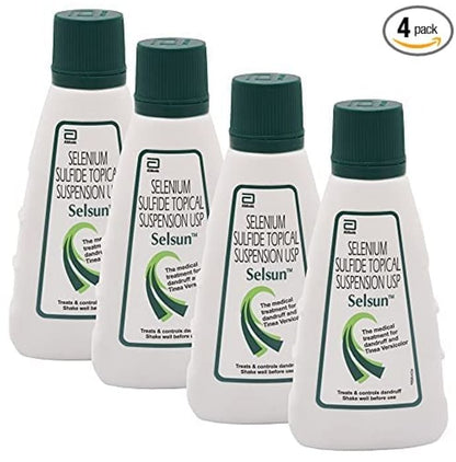 Selsun Suspension Anti Dandruff Shampoo (60ml Each) - Classic Derma