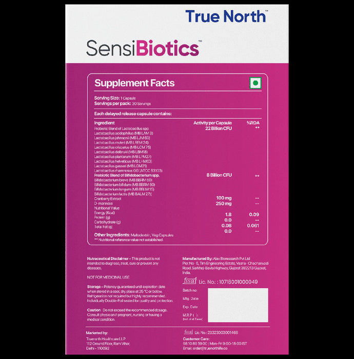 Sensibiotics Advanced Probiotis for Feminine Health Capsule