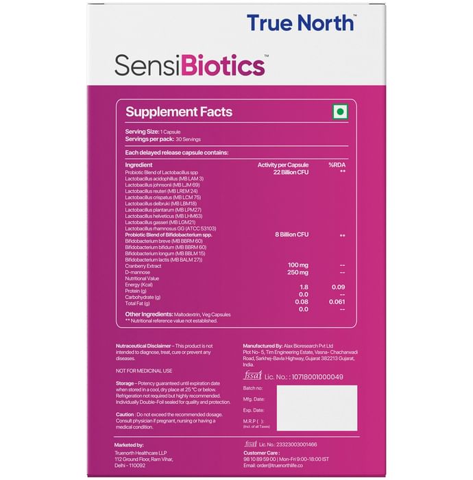 Sensibiotics Advanced Probiotis for Feminine Health Capsule