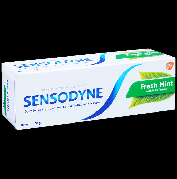 Sensodyne Fresh Mint Toothpaste | For Strong Teeth & Healthy Gums