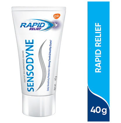 Sensodyne Rapid Relief Sensitive for Healthy Gums & Strong Teeth | Daily Protection Toothpaste