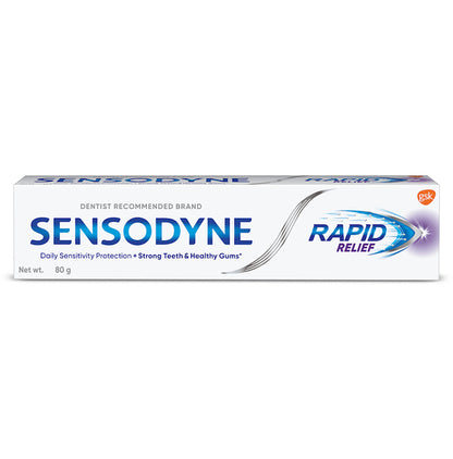 Sensodyne Rapid Relief Sensitive for Healthy Gums & Strong Teeth | Daily Protection Toothpaste - Classic Derma