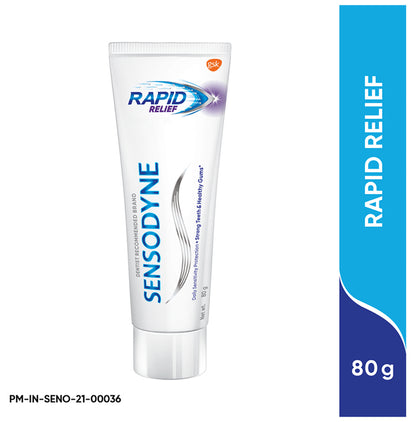 Sensodyne Rapid Relief Sensitive for Healthy Gums & Strong Teeth | Daily Protection Toothpaste