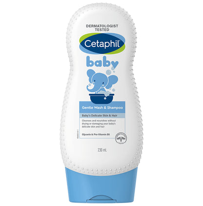 Cetaphil Baby Gentle Wash & Shampoo | With Glycerin & Pro-Vitamin B5 - Classic Derma