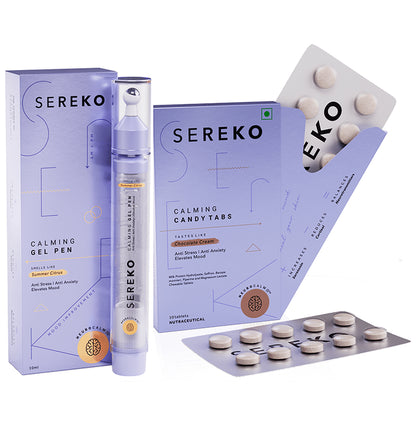 Sereko Signature Duo with Under Eye Gel and Calming Candy Tabs - Classic Derma