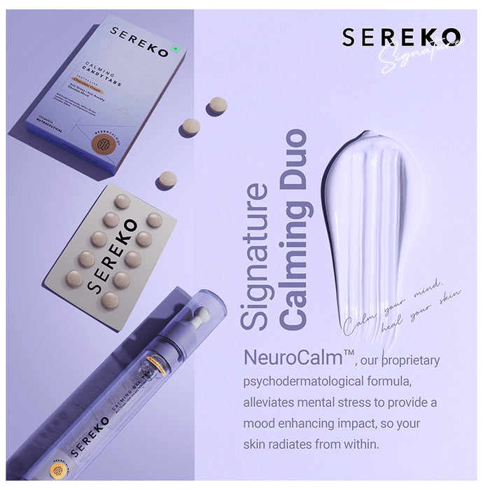 Sereko Signature Duo with Under Eye Gel and Calming Candy Tabs
