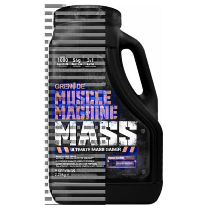 Grenade Muscle Machine Mass Gainer Chocolate Milkshake - Classic Derma