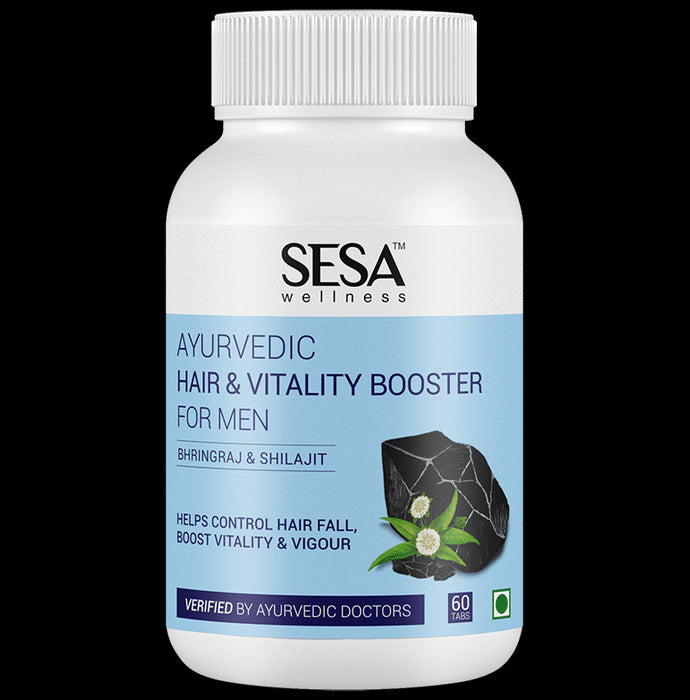 Sesa Ayurvedic Hair & Vitality Booster for Men Tablet - Classic Derma