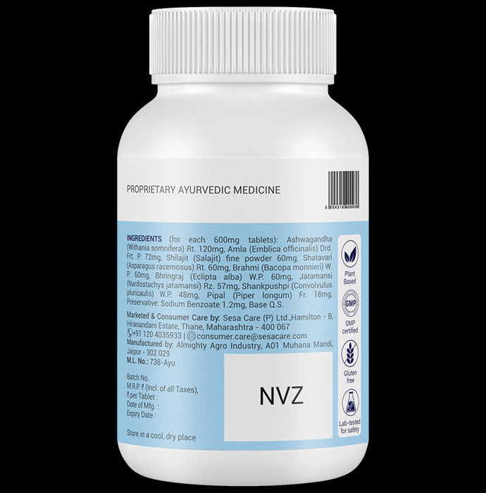 Sesa Ayurvedic Hair & Vitality Booster for Men Tablet