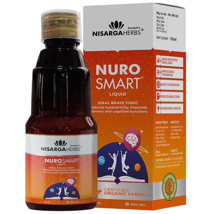 Nisarga Herbs Nurosmart Syrup - Classic Derma