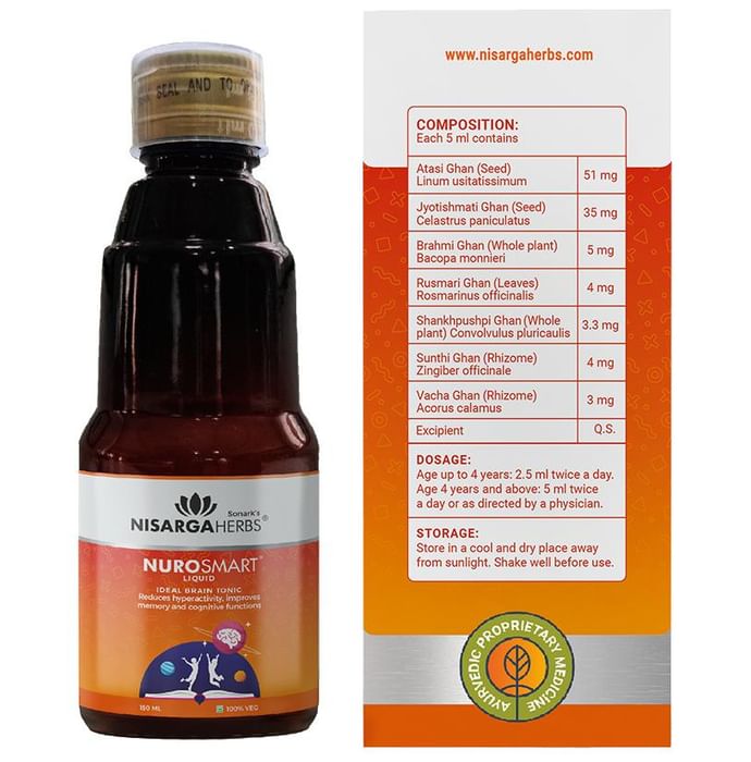 Nisarga Herbs Nurosmart Syrup