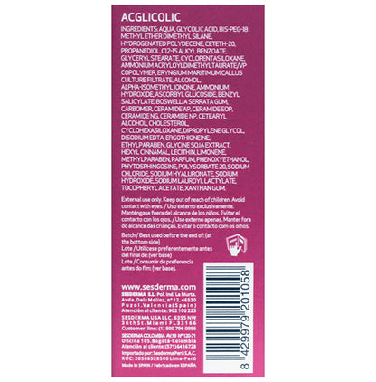 Sesderma Acglicolic Facial Anti-Ageing Serum | With Glycolic Acid