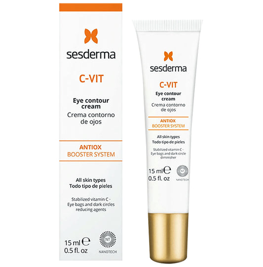 Sesderma C-Vit Eye Contour Cream | For Eye Bags, Dark Circles & Eye Care | For All Skin Types Cream - Classic Derma