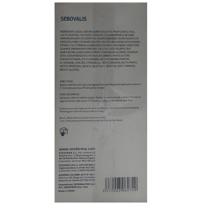 Sesderma Sebovalis Treatment Shampoo